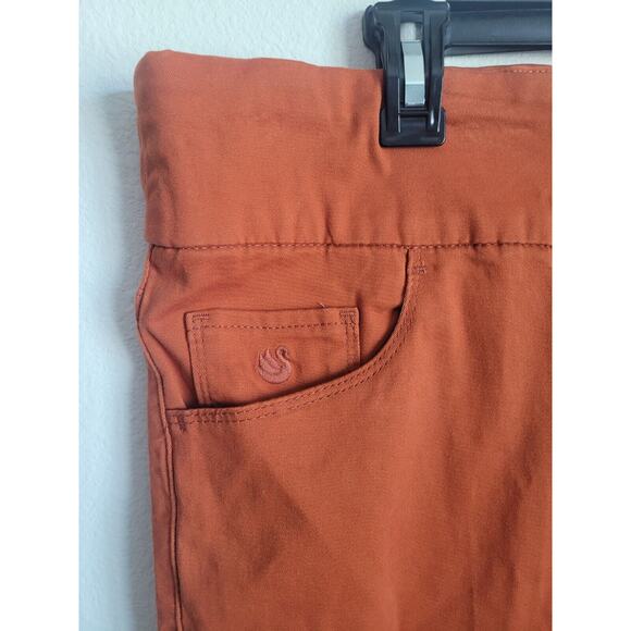 Gloria Vanderbilt Amanda Pullon Capri Bermuda Pants Terracotta 16w‎ - Picture 2 of 8